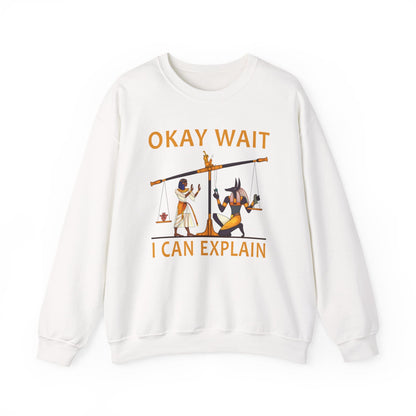 White / S Weighing of the Heart Sweatshirt