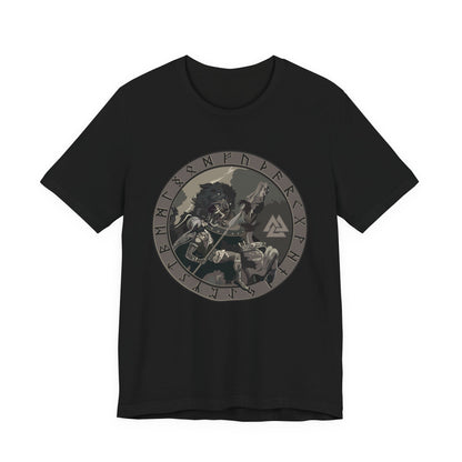 Odin vs Fenrir Ragnarok T-Shirt