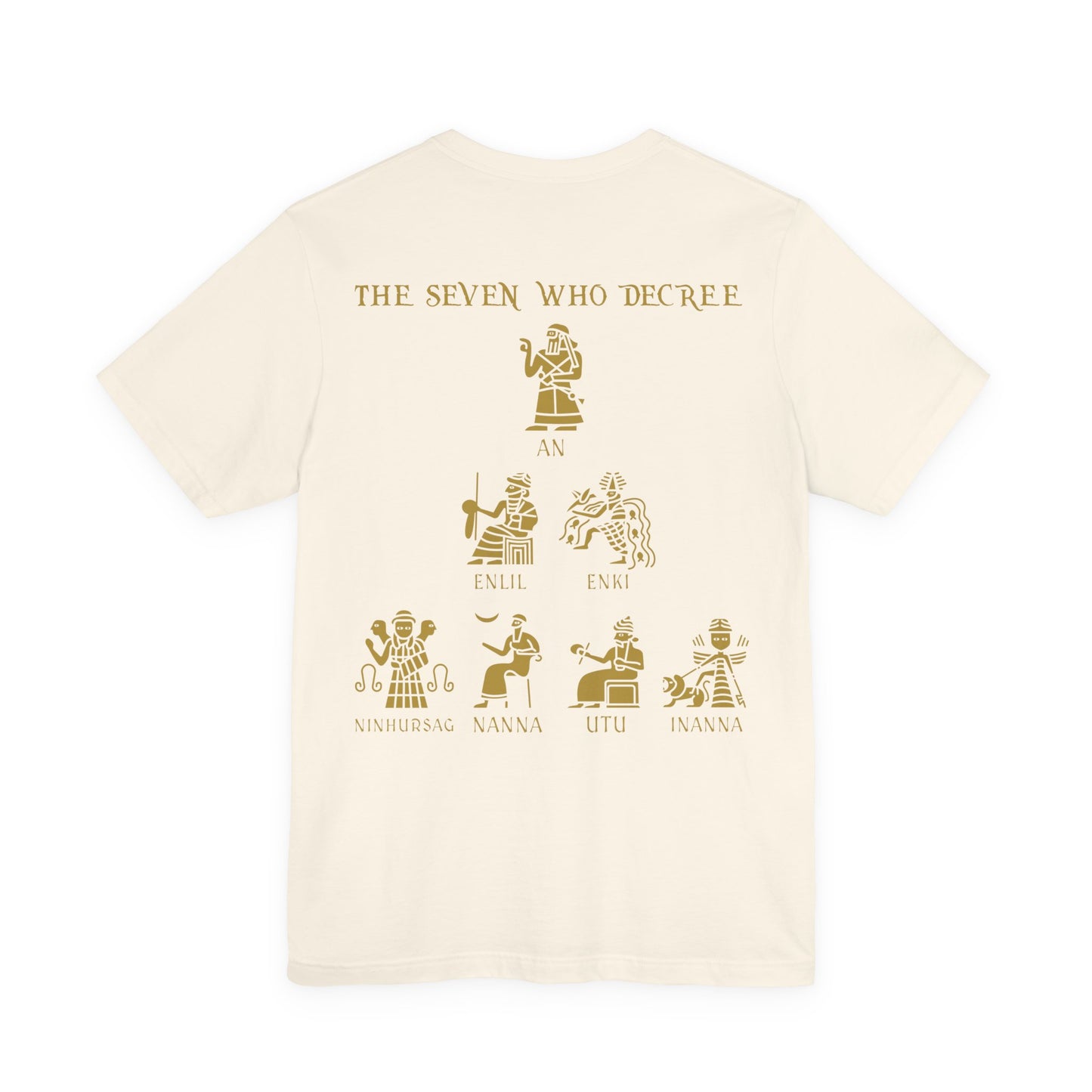 The Seven Who Decree - Mesopotamian Gods T-Shirt