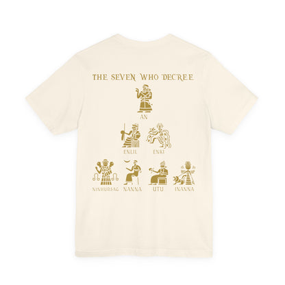 The Seven Who Decree - Mesopotamian Gods T-Shirt