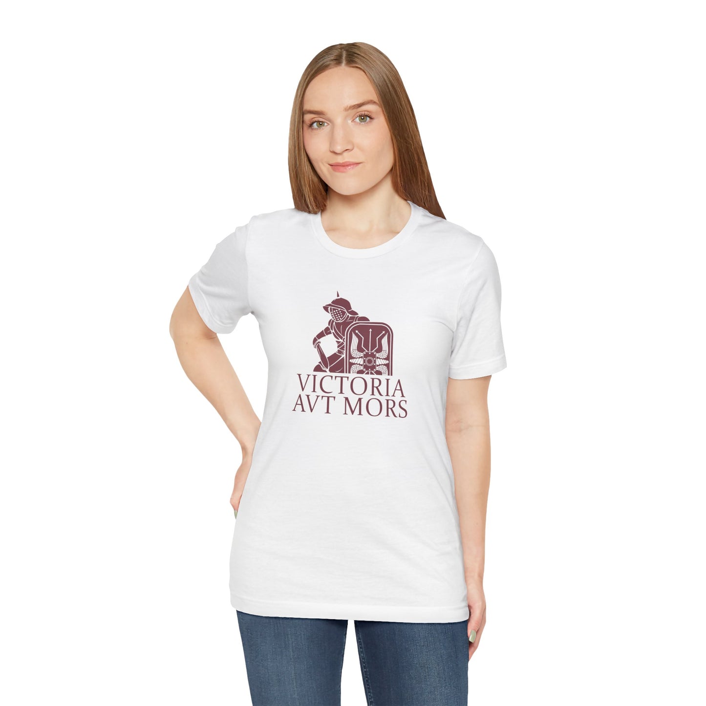 Victory or Death Latin - Gladiator T-Shirt