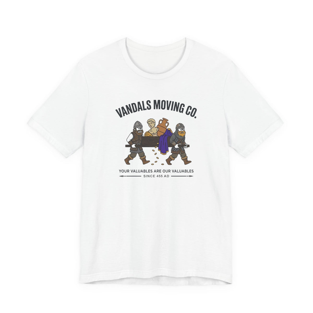 White / S Vandals Moving Co. T-Shirt