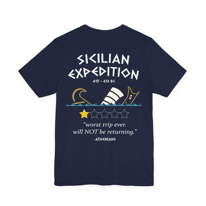 Athens Sicilian Expedition Double Sided T-Shirt