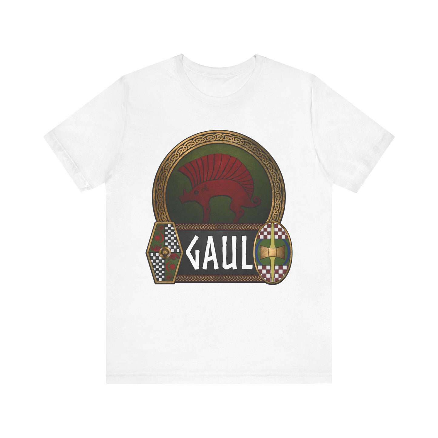 Gaul Ancient Gaelic Boar - Celtic Warrior Shields - Gaelic Heritage T-shirt