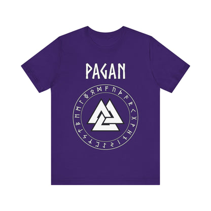 Pagan Norse Paganism Valknut with Runes T-Shirt
