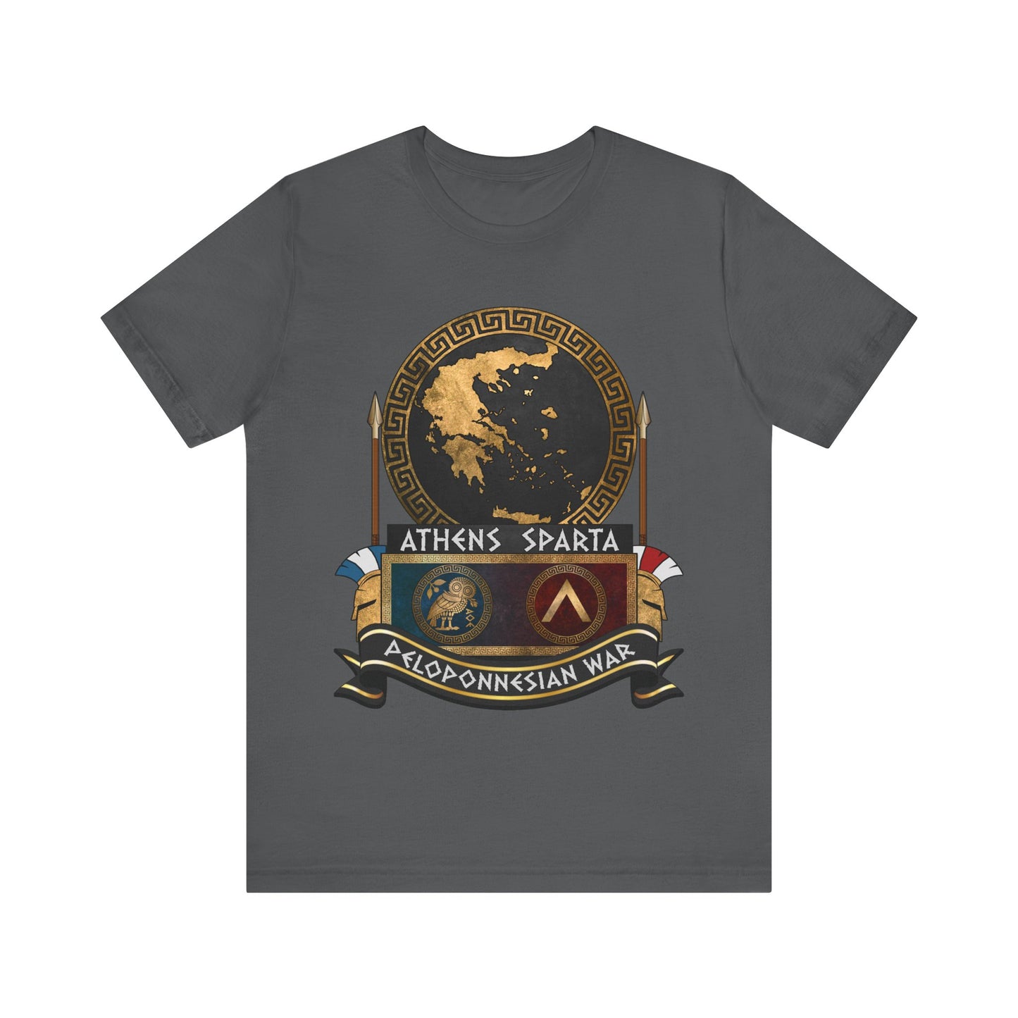 Peloponnesian War Athens vs Sparta T-Shirt