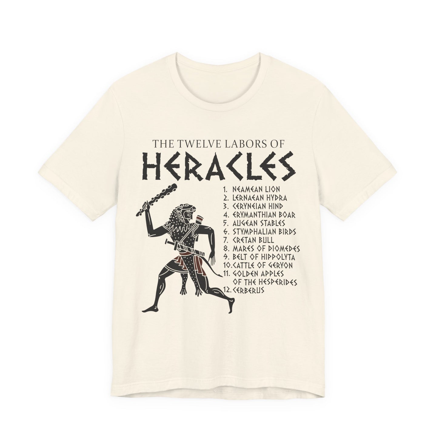 Heracles 12 Labors Greek Mythology T-Shirt