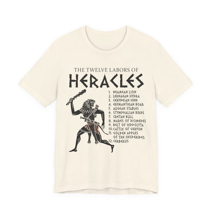 Heracles 12 Labors Greek Mythology T-Shirt