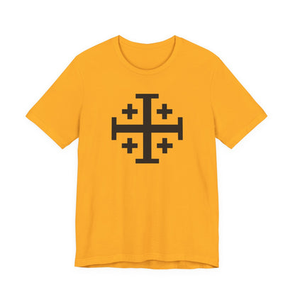 Gold / S Jerusalem Cross T-Shirt
