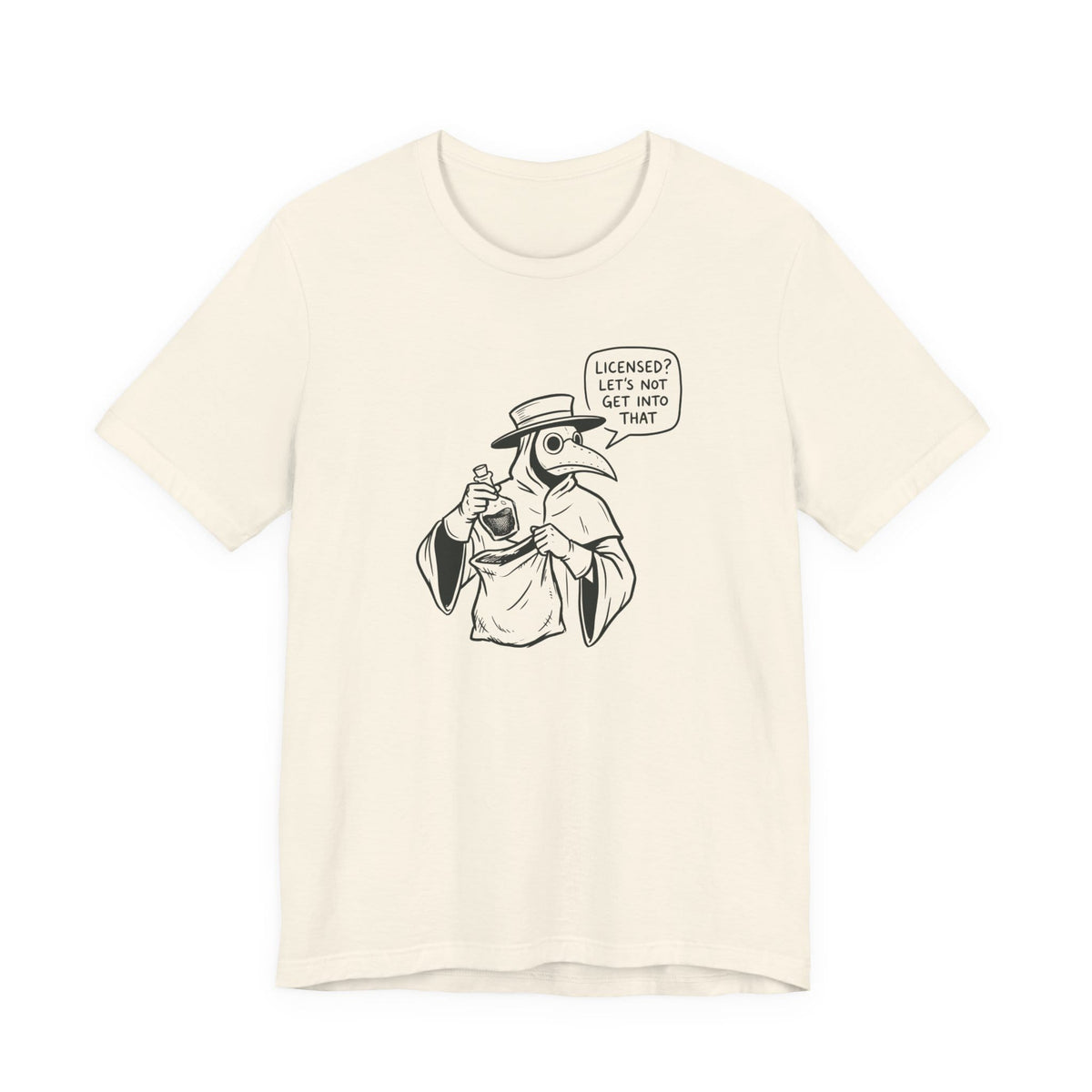 Licensed? Plague Doctor T-Shirt