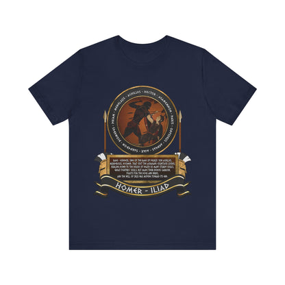 Achilles and the Heroes of the Trojan War - Homer's Iliad T-Shirt