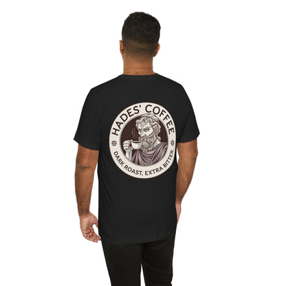 Hades Coffee - Funny Greek Mythology Double Sided T-Shirt