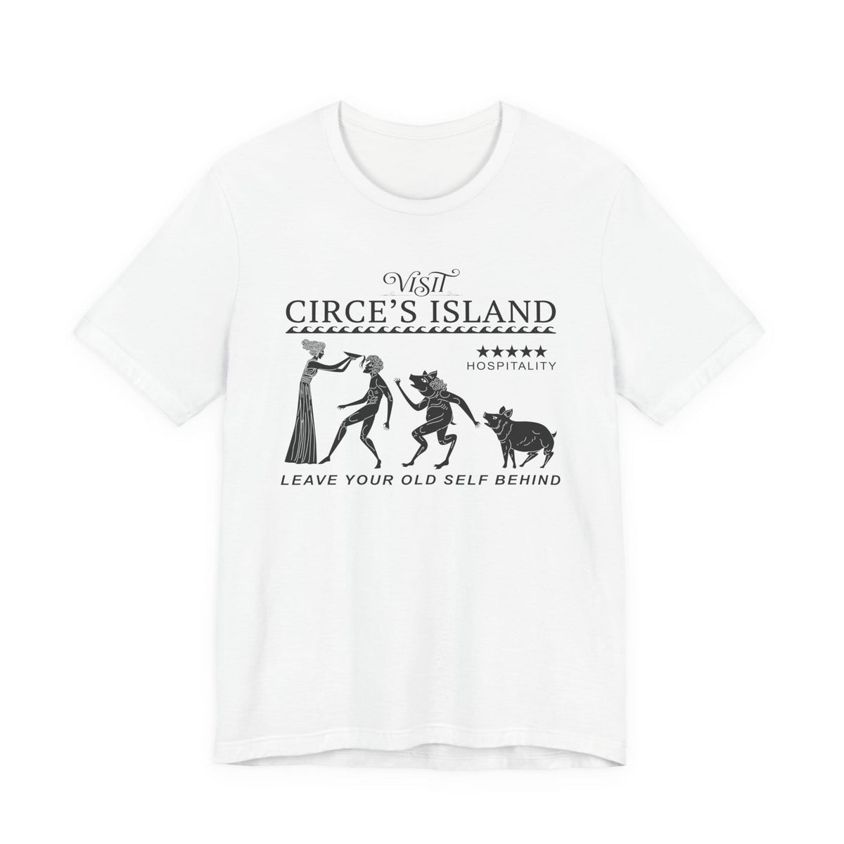 White / S Visit Circe's Island T-Shirt