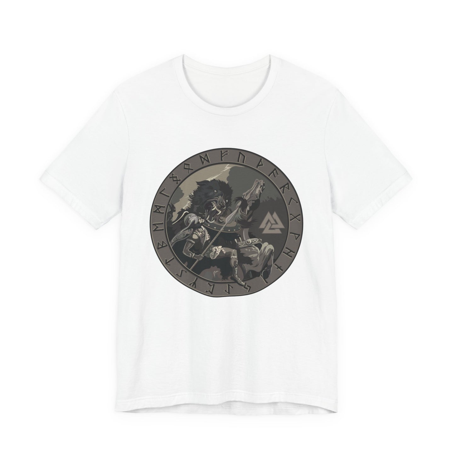 Odin vs Fenrir Ragnarok T-Shirt