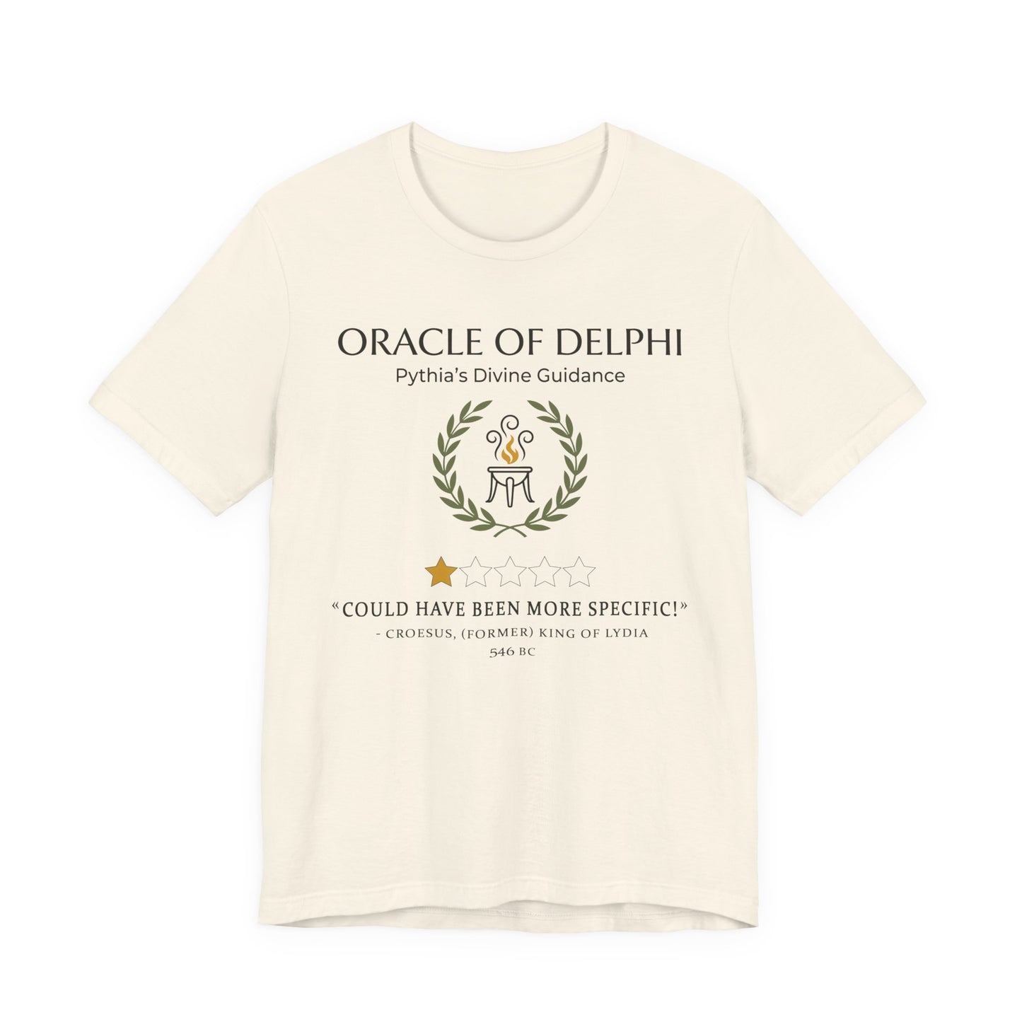 Croesus Oracle of Delphi 1 Star Review T-Shirt