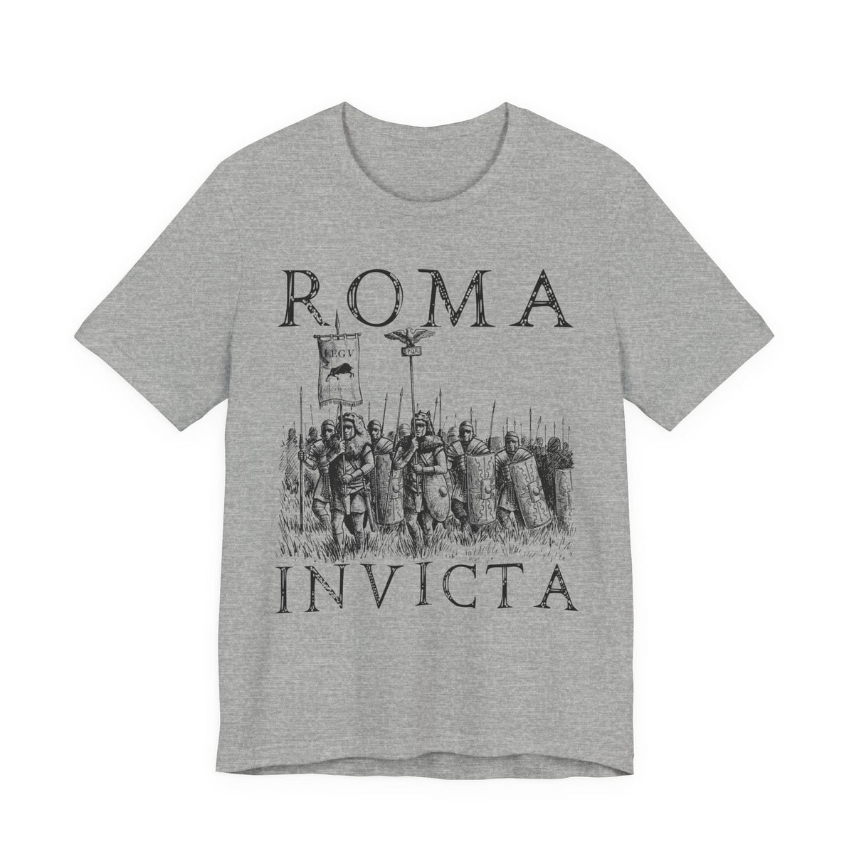 Athletic Heather / S Roma Invicta Legion March T-Shirt