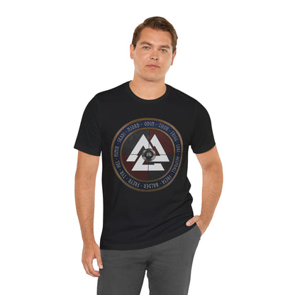Norse Gods and Goddesses - Viking Shield T-Shirt