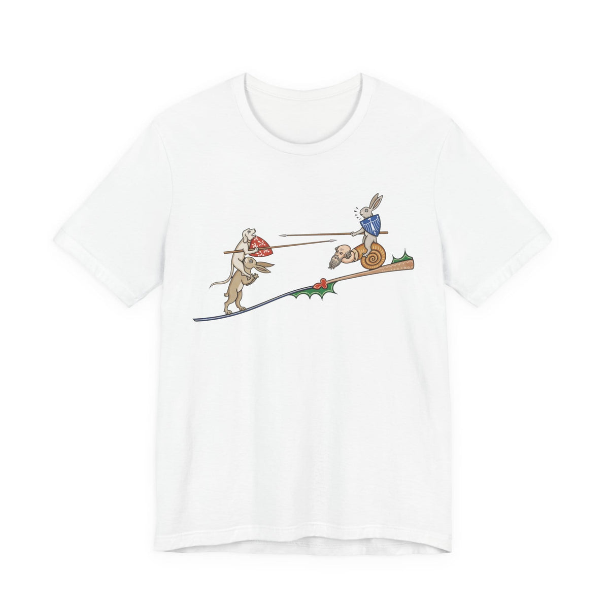 White / S Medieval Marginalia T-Shirt