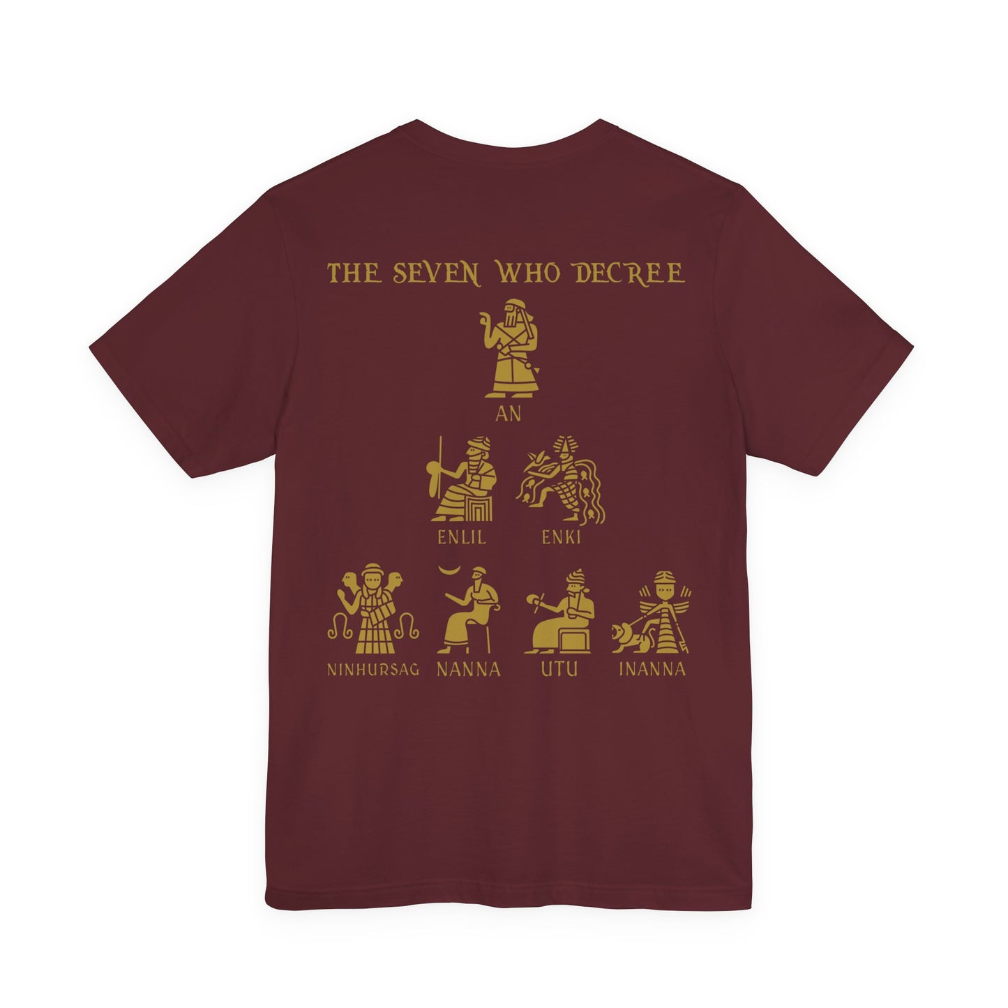 The Seven Who Decree - Mesopotamian Gods T-Shirt