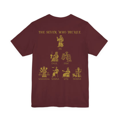 The Seven Who Decree - Mesopotamian Gods T-Shirt