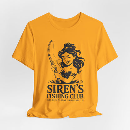Siren's Fishing Club - Funny Greek Mythology T-Shirt