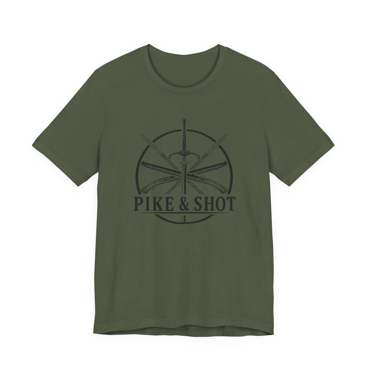 Military Green / S Pike and Shot T-Shirt