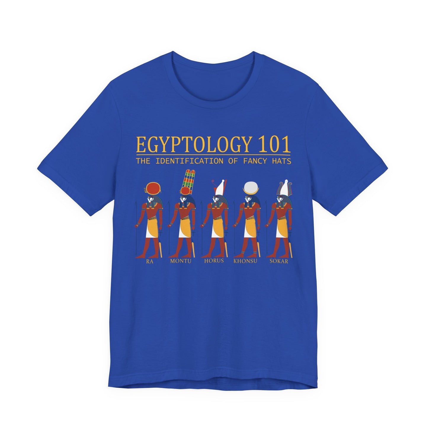 Egyptology 101 Fancy Hats - Funny Egyptian Mythology T-Shirt