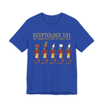 Egyptology 101 Fancy Hats - Funny Egyptian Mythology T-Shirt