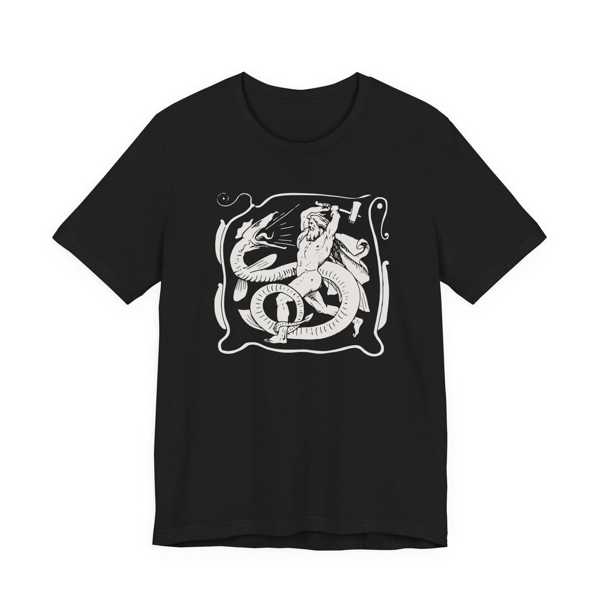 Thor vs Jormungandr Ragnarok T-Shirt