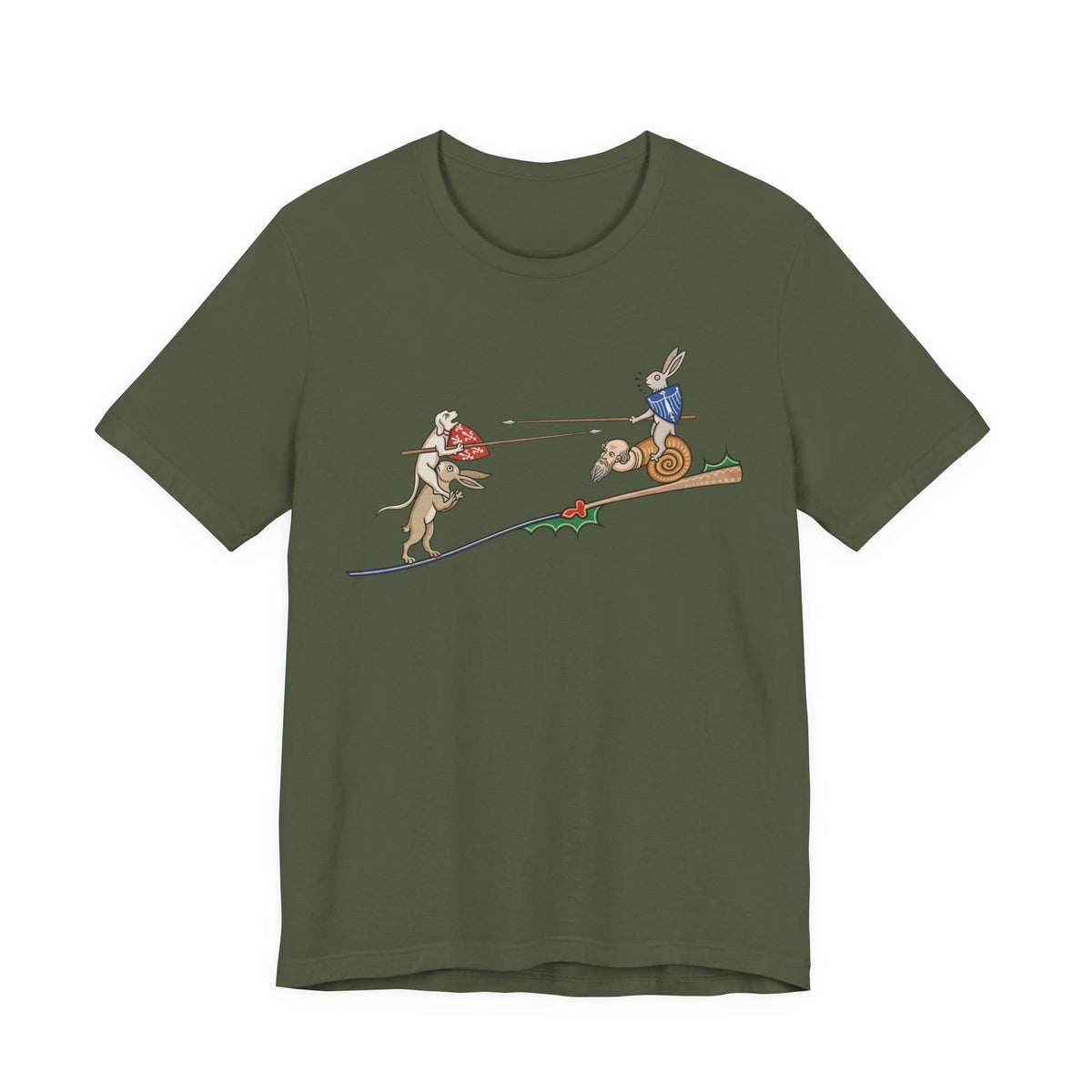 Military Green / S Medieval Marginalia T-Shirt