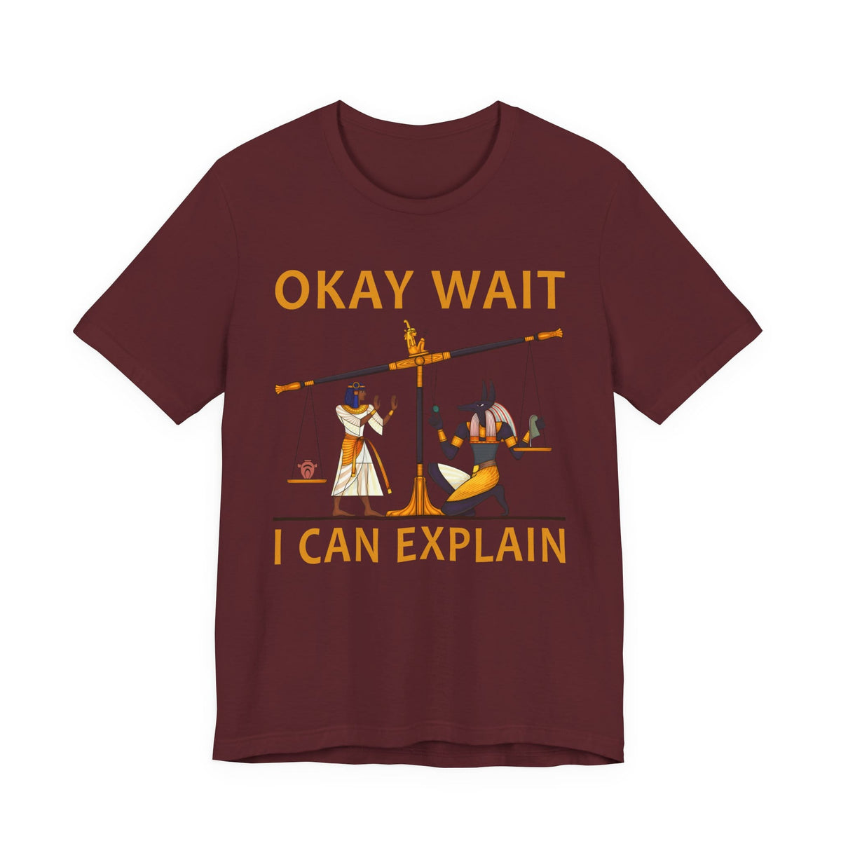 Maroon / S Weighing of the Heart T-Shirt