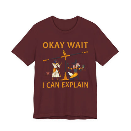 Maroon / S Weighing of the Heart T-Shirt