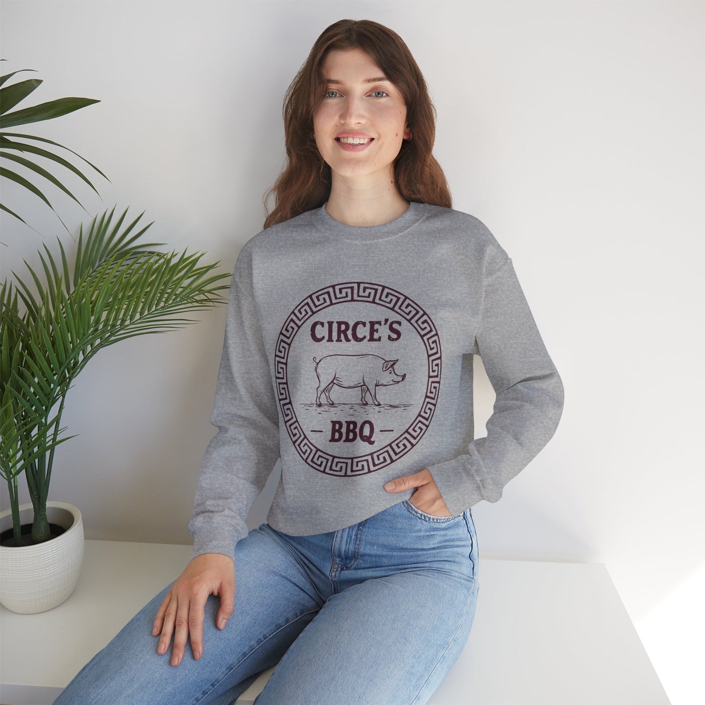 Circe's BBQ Funny Greek Mythology Sweatshirt