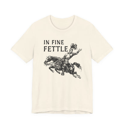 Natural / S In Fine Fettle Funny Medieval T-Shirt