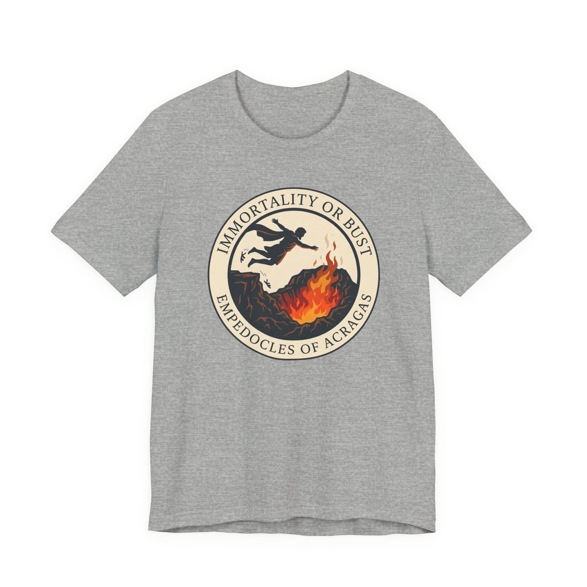 Athletic Heather / S Immortality or Bust Empedocles T-Shirt