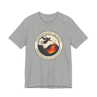 Athletic Heather / S Immortality or Bust Empedocles T-Shirt