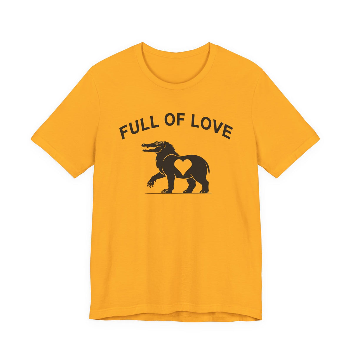 Gold / S Full of Love Ammit T-Shirt