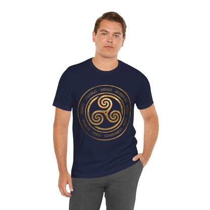 Celtic Gods and Goddesses Triskelion Symbol T-Shirt