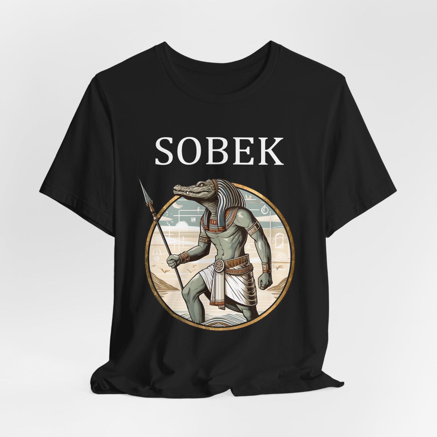Sobek Egyptian God of the Nile and Crocodiles T-Shirt