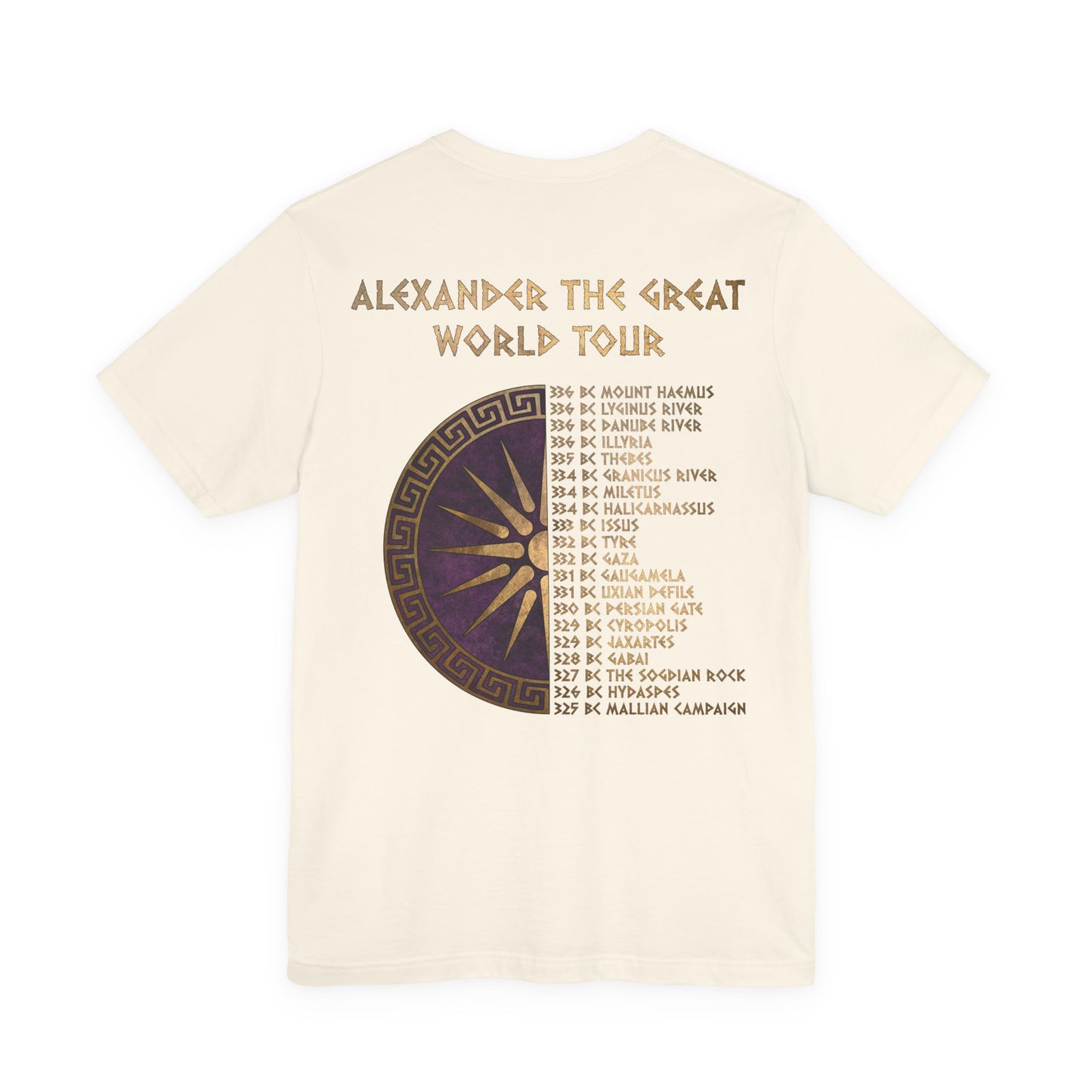 Alexander the Great World Tour v2 T-Shirt