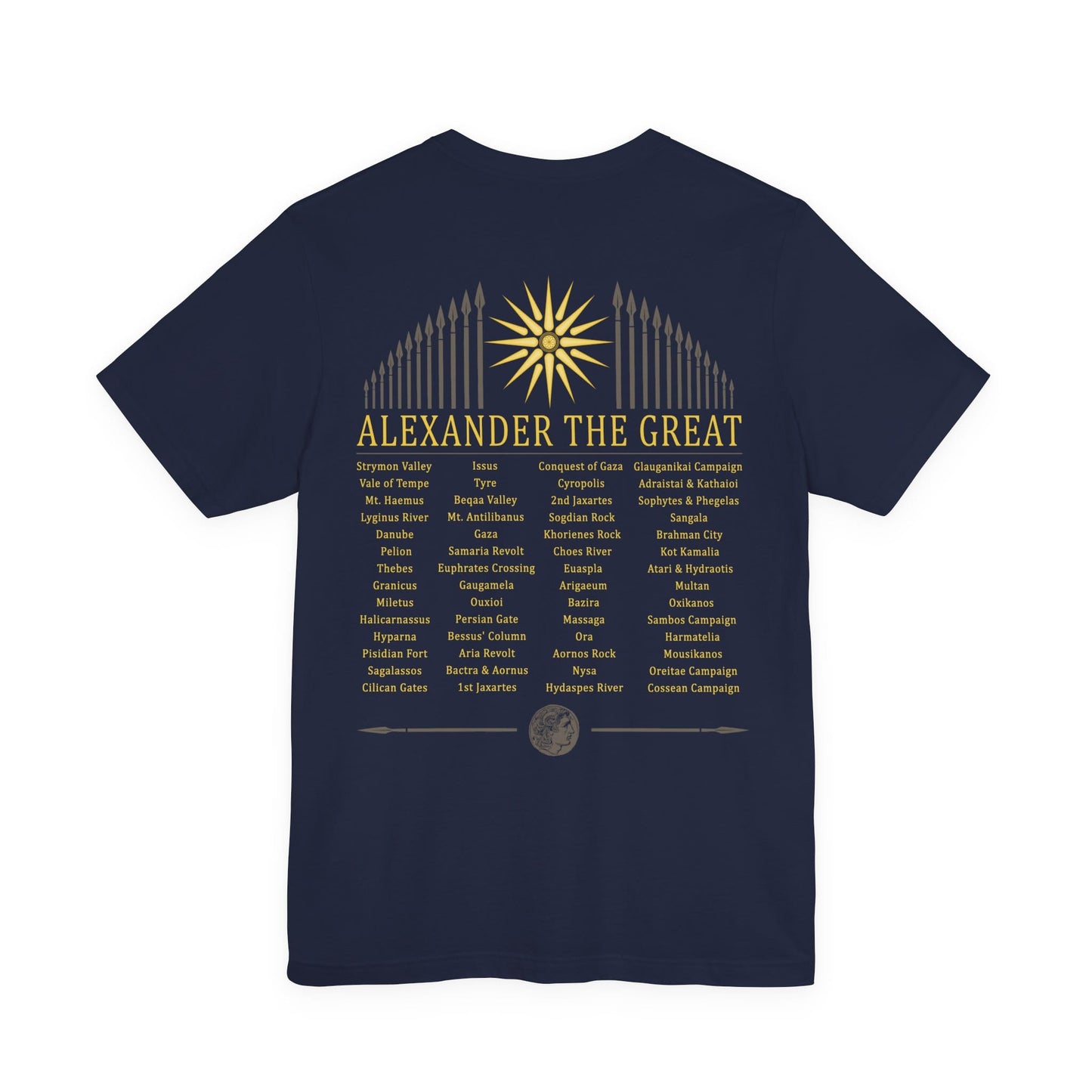 Alexander the Great Campaigns T-Shirt