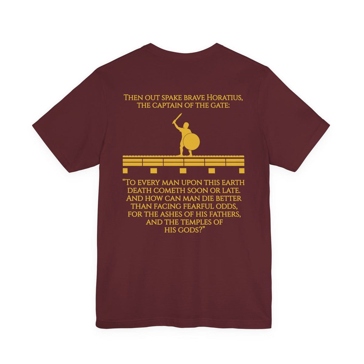Horatius at the Bridge Double Sided T-Shirt
