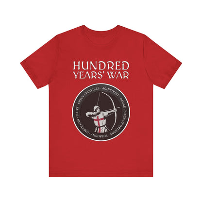 Hundred Years' War Battles Longbowman T-Shirt