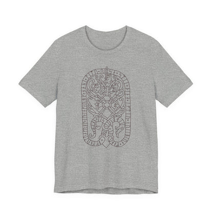 Athletic Heather / S Drävle Runestone Sigurd & Fafnir T-Shirt