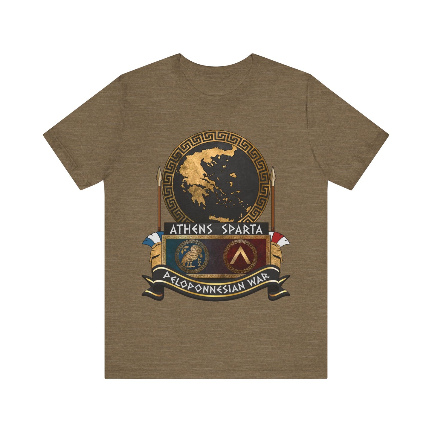 Peloponnesian War Athens vs Sparta T-Shirt