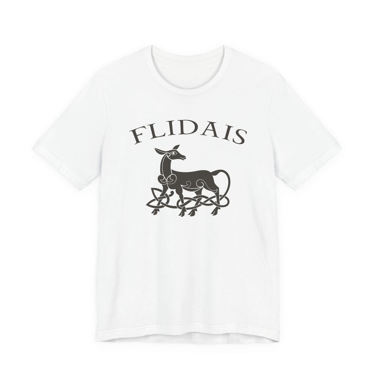 White / S Flidais Celtic Goddess T-Shirt