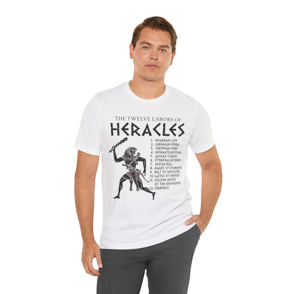 Heracles 12 Labors Greek Mythology T-Shirt