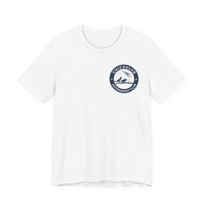 White / S Chicxulub Astronomy Club Double Sided T-Shirt
