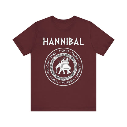Hannibal Barca 2nd Punic War Battles War Elephant Symbol T-Shirt