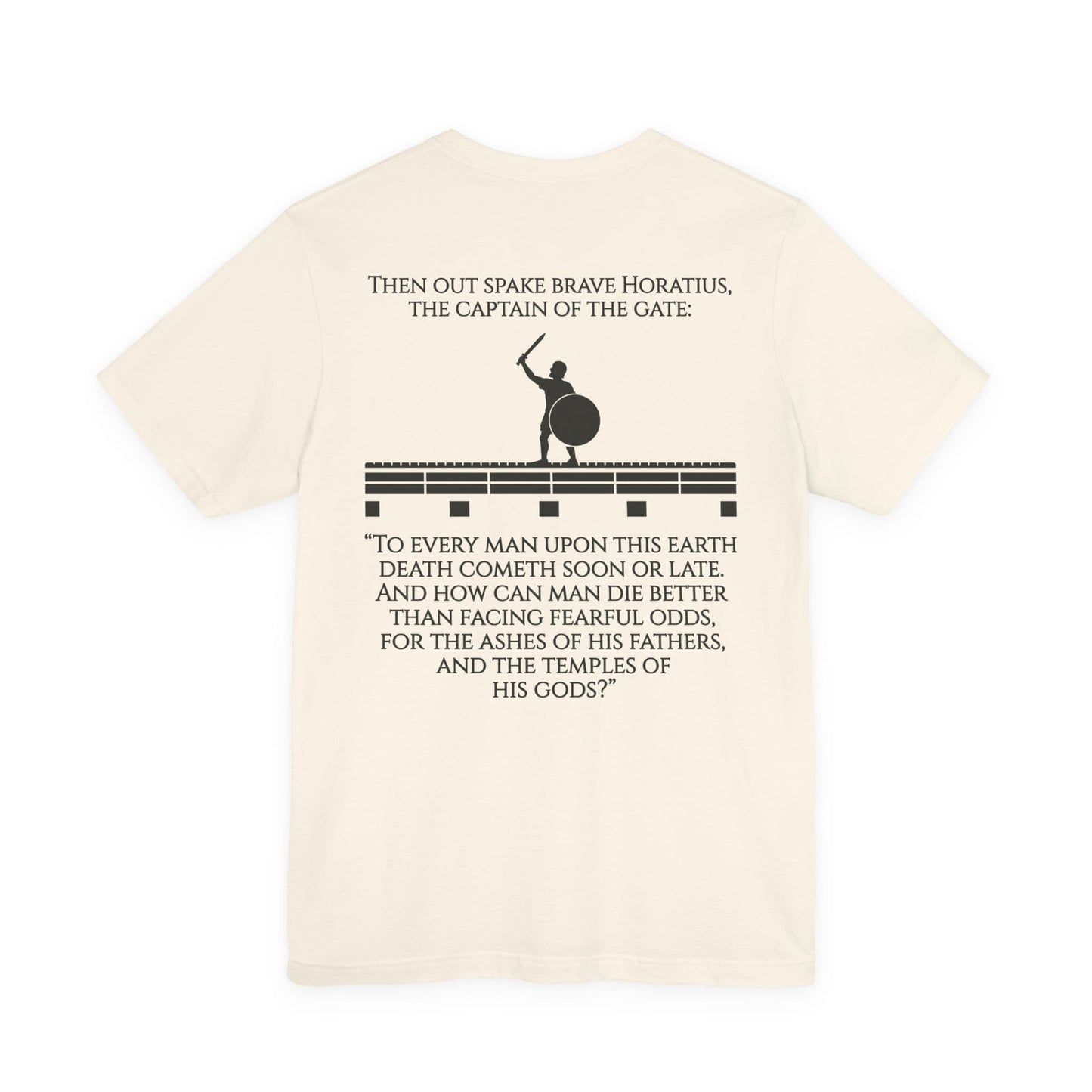 Horatius at the Bridge Double Sided T-Shirt